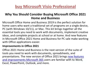 buy Microsoft Visio Professional