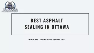 Best Asphalt Sealing in Ottawa - Bulldogsealingasphalt.com