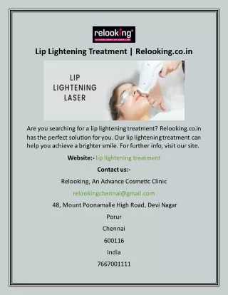 lip lightening treatment relooking co in