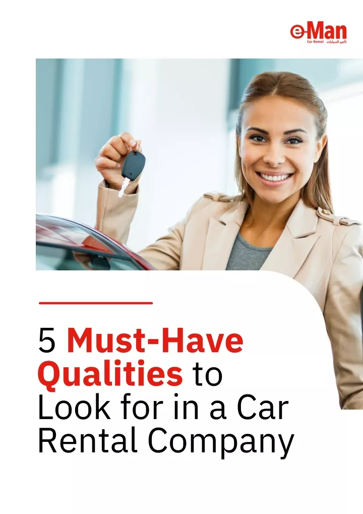 5 must have qualities to look for in a car rental