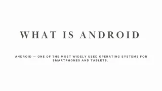 what is android