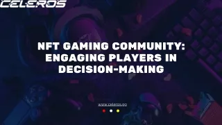 NFT Gaming Community Engaging Players in Decision-Making