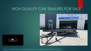 High Quality Car Trailers For Sale