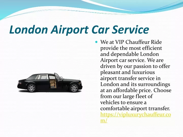 london airport car service