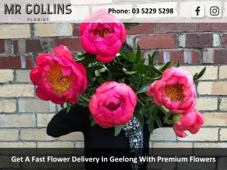 Get A Fast Flower Delivery In Geelong With Premium Flowers