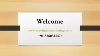 Digital Marketing Training Institute in Chandigarh - BestDigitalMarketing.co.in