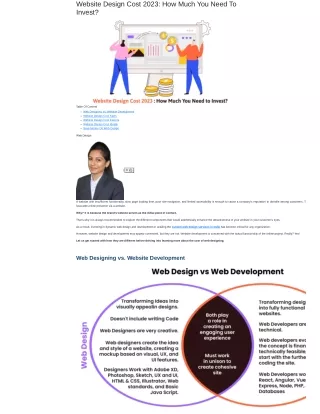 website design cost 2023 how much you need