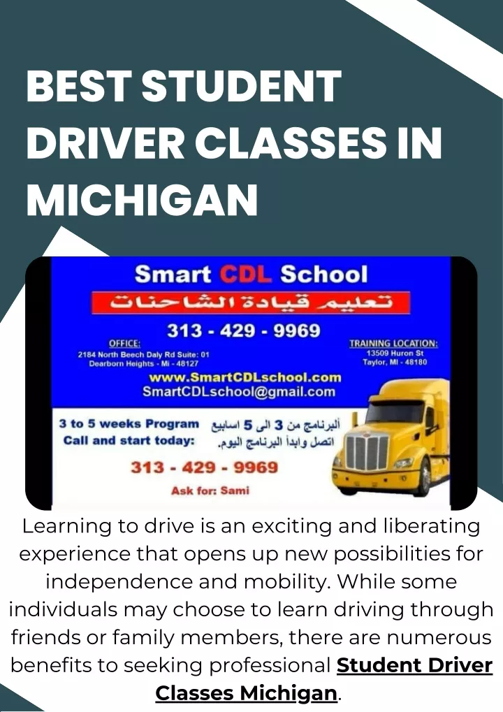 best student driver classes in michigan