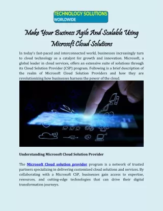 make your business agile and scalable using make