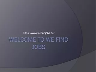 https www wefindjobs ae