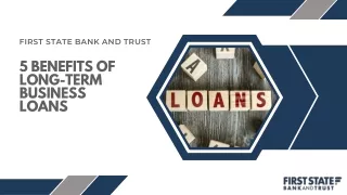 5 Benefits of Long-Term Business Loans
