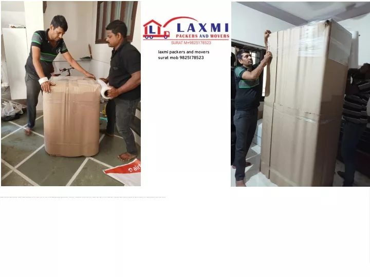laxmi packers and movers surat mob 9825178523