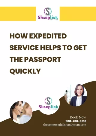 Find The Best Expedited Passport Companies | Sharp Link Services