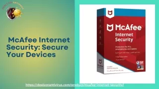 _McAfee Internet Security Secure Your Devices