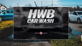 Best Exterior Car Detailing Service | HWB Car Wash