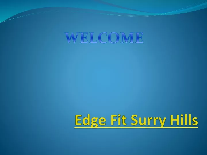 edge fit surry hills