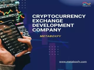 Cryptocurrency exchange development company