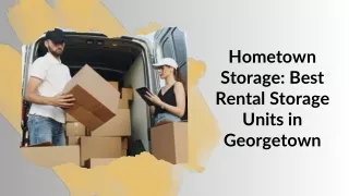 Self-Storage Units & Facilities near Georgetown, TX