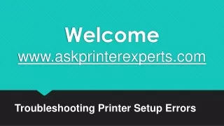 welcome www askprinterexperts com