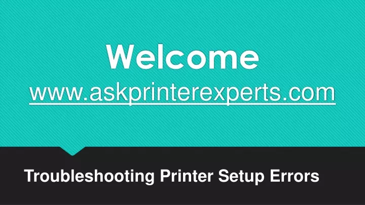 welcome www askprinterexperts com