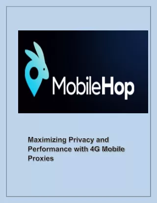 4g mobile proxies