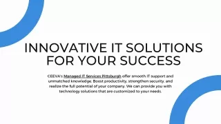 Innovative IT Solutions for Your Success