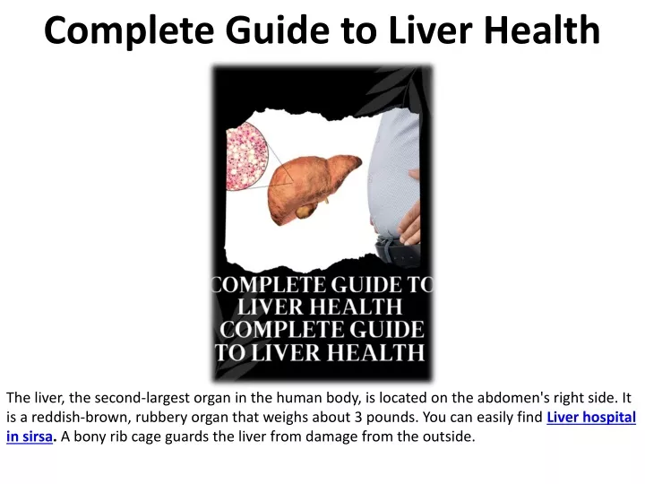 complete guide to liver health