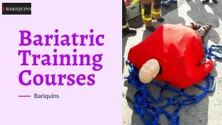 Bariatric Training Courses | Bariquins