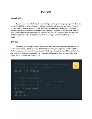 Python