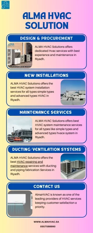 ALMA HVAC SOLUTION - Industrial HVAC Ductwork Riyadh