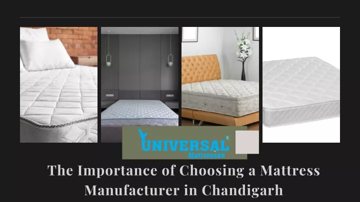 the importance of choosing a mattress