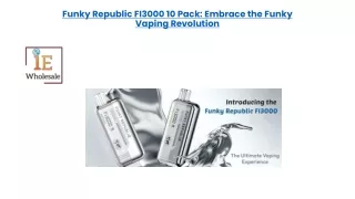 Funky Republic FI3000 10 Pack