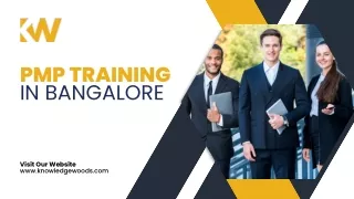 pmp training in bangalore Pdf