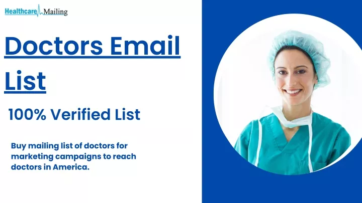 doctors email list 100 verified list