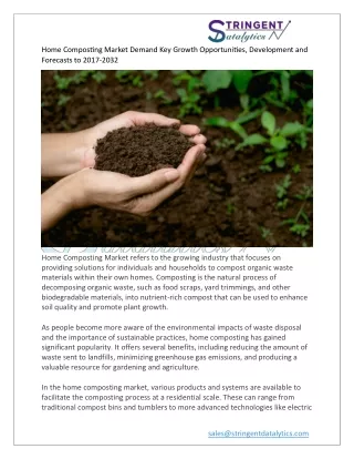 home composting market demand key growth