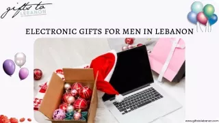 Buy the Exciting Electronic Gifts for Men in Lebanon | Gifts to Lebanon