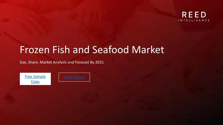 frozen fish and seafood market