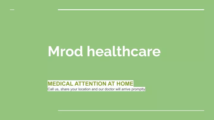 mrod healthcare
