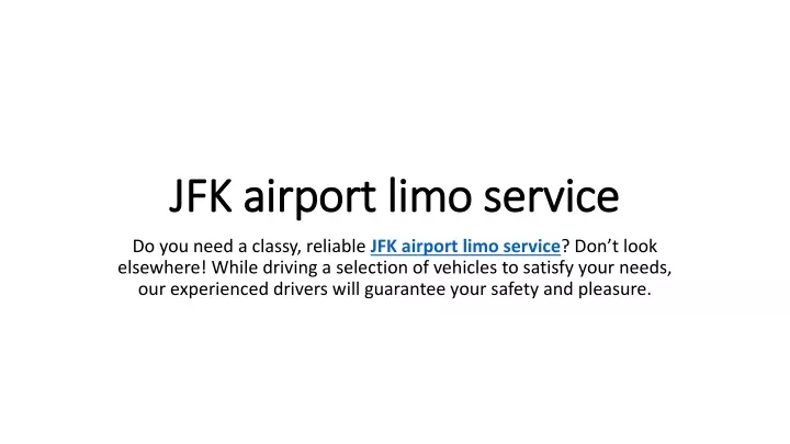 jfk airport jfk airport limo service limo service