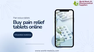 Buy Pain Relief Tablets Online at Best Price | World-meds2u