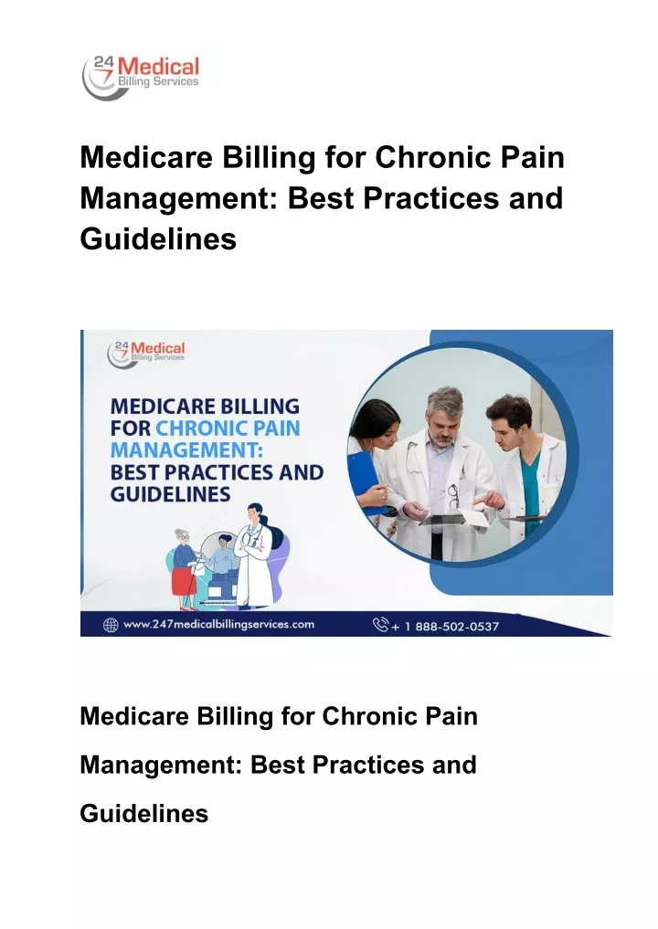 medicare billing for chronic pain management best