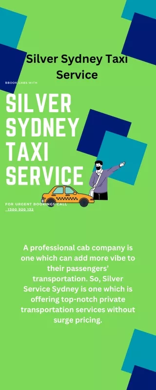 silver sydney taxi service silver sydney taxi