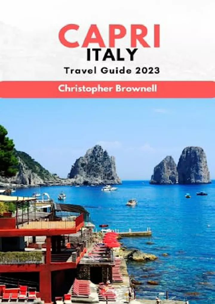 PPT - get [PDF] Download Capri Italy Travel Guide 2023: Unveiling the 