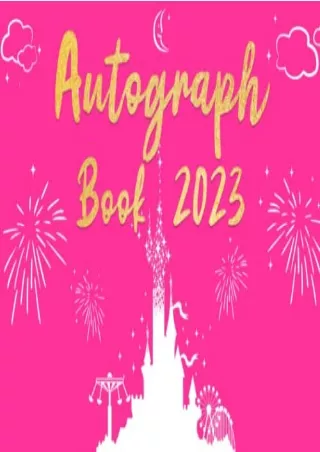 get [PDF] Download Autograph Book 2023: Pink Princess Signature Book for Girls | Collect Signatures & Capture Magical Me