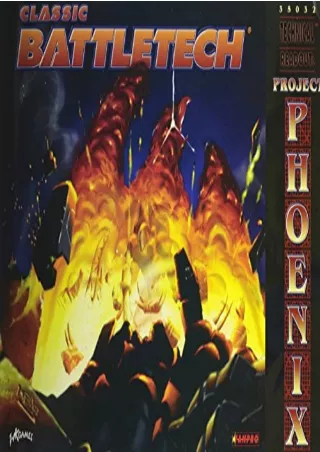 Download Book [PDF] Classic Battletech: Technical Readout: Project Phoenix (FPR35032)