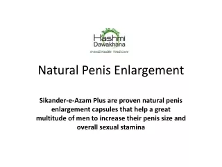 Sikander-e-Azam plus Capsule for GUARANTEED Enlargement