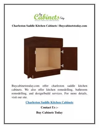 Charleston Saddle Kitchen Cabinets  Buycabinetstoday