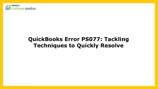 quickbooks error ps077 tackling techniques