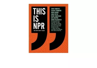 Ebook download This Is NPR The First Forty Years for ipad