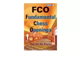 Kindle online PDF FCO Fundamental Chess Openings full